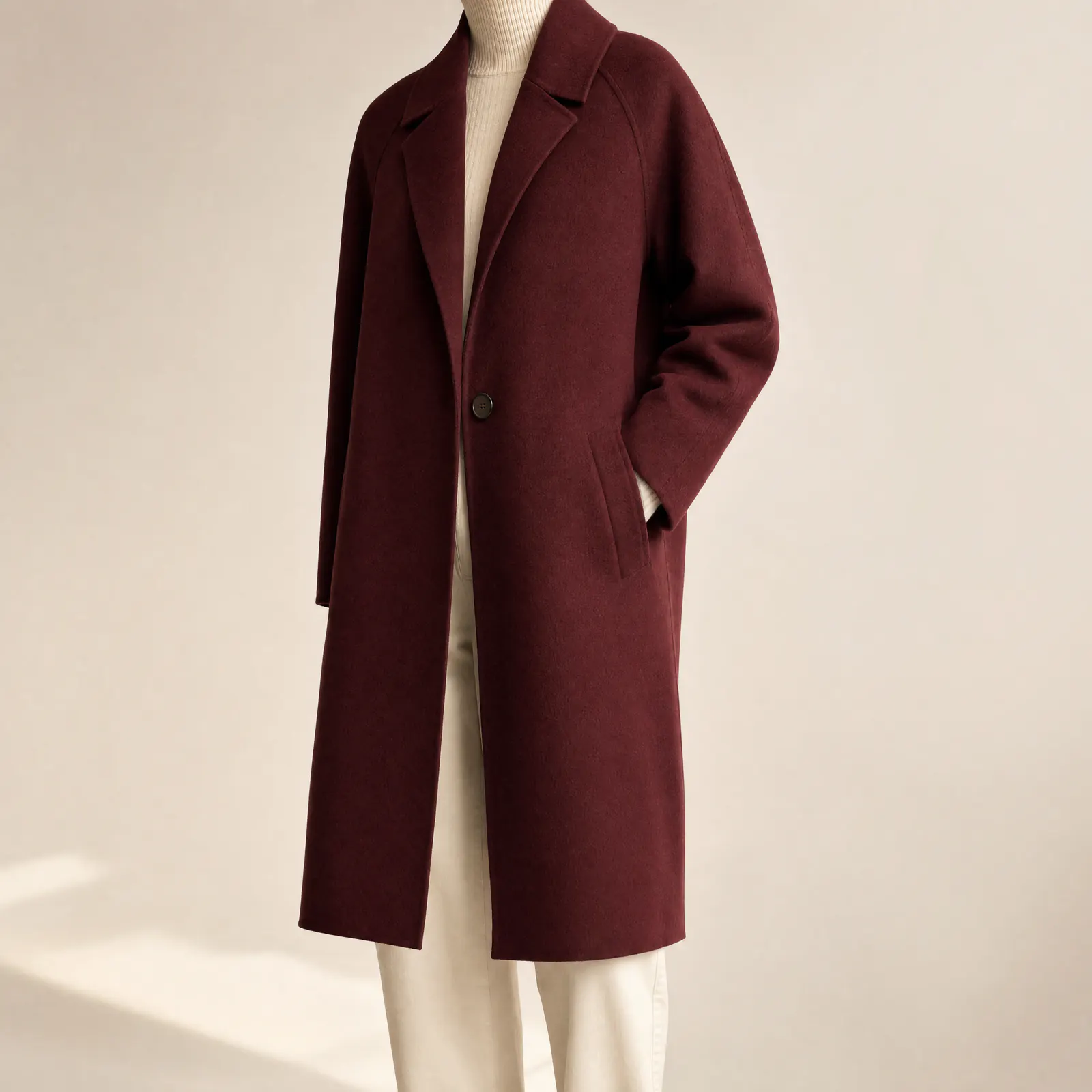 Manteau raglan, vue 3